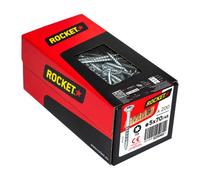 Vis Rocket tête fraisée étoile acier zingué, filetage partiel Ø 5 x L 70/45 mm - Boîte de 200