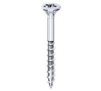 Vis Rocket tête fraisée Pozi VYNEX Acier zingué 6x140/70 - Boite de 100 - 351400025162 Zingué G