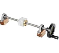 Vis sans fin, 1 jeu de vis à plomb T12, volant à main, Rail de guidage, support Horizontal/Vertical(Horizontal Bracket,800mm)