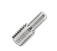 Vis sans tête à double extrémité résistante à la fatigue, tige de réduction en acier inoxydable 304 for meubles(2pcs,M3x10mm to M4x10mm)