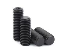 Vis sans tête à pointe conique， Vis sans tête à six pans creux, filetage fin, M4, M5, M6, M8, M10, M12, acier de qualité 12.9 DIN913, 1/5/10/25 pièces(1pc M12x1.5x25)