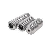 Vis sans tête à six pans creux en acier inoxydable 304, traversante et à tête hexagonale creuse.(40mm,2pcs M6)