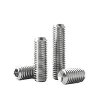 Vis sans tête M2 M2.5 M3 M4 M5 M6 M8 304 en acier inoxydable à six pans creux à tête bombée Kit de bricolage Poignées de porte Boulon de robinet(20mm,M8 x 10Pieces)