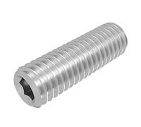 Vis sans tête SECCARO à pointe conique M5 x 16 mm, acier inoxydable V2A VA A2, DIN 913 / ISO 4026, six pans creux, 20 pièces