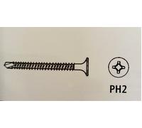 Vis scellée phosphorée avec pointe auto-perceuse 3,5 x 35 Makita 1000 pcs