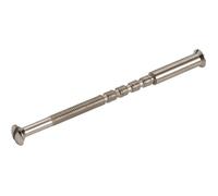 Vis sécable + douille nickelé - Cadap - Pour poignée de porte - 4 x 60 mm