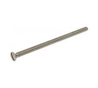 Vis seule pour poignée de porte - 4x80 mm - acier nickelé - par 50 BRICOZOR
