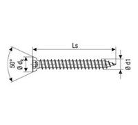 Spax International Vis châssis PVC Torx Ø7,5×120 mm Tête plate fraisée Filetage total Boîte 100