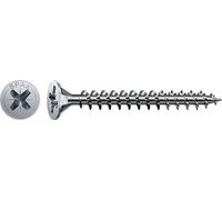 Spax Vis à tête fraisée 3,5 x 35 mm – filetage intégral, fente croisée – boîte 1000