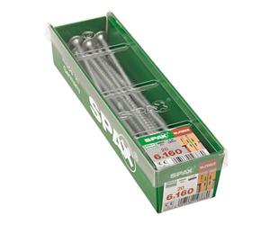 Vis Spax 'HI.Force' Acier 160 x 6 mm - 20 pcs