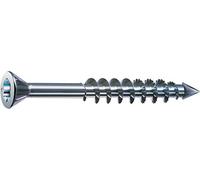 Vis à tête fraisée pour mdf antifendage empreinte torx t20 revêtement wirox 45x45mm boîte de 200 pièces - spax - zingué blanc