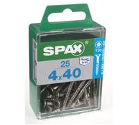 Vis - SPAX - Tête fraisée - Diam. 4 mm - Long. 40 mm - Lot de 25