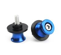 Vis Support Moto Bobines Bras Oscillant Curseurs 6MM pour MT07 MT-07 MT 07 Fz07 2014-2016 2021 2018 2019 2020 Protection Contre Les collisions(Bleu)