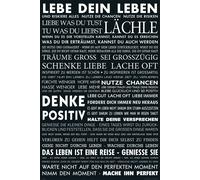 Vis ta vie - Motivational Art print 3 - Poster print - cm