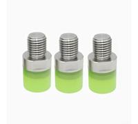 Vis tampon en acier inoxydable avec position de clé pour un bloc enduit de polyuréthane durable, moulage en polyuréthane personnalisable, surface lisse, tête de poussée interne et (M-4)