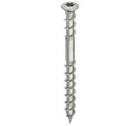 Vis terrasse filetage double inox A2 HECO TOPIX Plus - tête fraisée Torx - 5 x 80 - x200 HECO