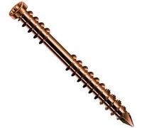 Vis terrasse SPAX 5x50mm Tête cyl. T-STAR plus T25 - Pointe CUT - inox A2 antique- 200 unités - 0537900500503 G