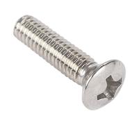 Vis tête fraisée bombée inox M4x16 Din 966