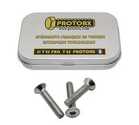 Vis Tete Fraisee M3 x 16mm : Boite 30 Pcs Vis Inox pour Rondelles Metal Ecrou | Vis 6 Pans Tete Ronde Fraisee FHC Acier A2 | Vis à Tête Fraisée Anti-Rouille - ISO 10642 | Boite Vis PROTORX