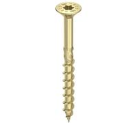 Vis tête fraisée torxFIX filetage partiel 6x120mm zingué jaune - HECO - 61134