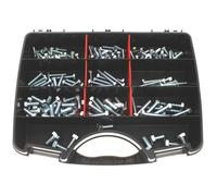 Vis tête hexagonale classe 8.8 zinguée blanc coffret de 172 - ULTIMA - COF801