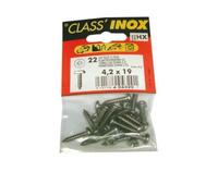 Vis tôle à tête cylindrique - Pozi - inox - 4.8x25 mm