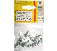 Vis tôle - VYNEX - 4.19x25.4 mm - Acier zingué - Tête bombée - Empreinte cruciforme