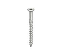 Vis HECO-Topix-Plus Inox pour terrasse - Ø5x60mm - Tête Fraisée avec nervures de fraisage - Filetage Partiel - T20 - Boite de 200 - 61766 G