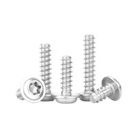 Vis Torx M2 M2.6 M3 M4 M5 304 en acier inoxydable à tête cylindrique, autotaraudeuse, queue plate avec joint antivol(M5x18mm-20pcs)