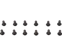 Vis Torx T25 en alliage de titane - 12 pièces, noires (M5x10), idéales pour les freins à disque des VTT et des vélos