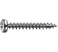 Vis universelle Spax 1.4567-0207000350203, à tête plate bombée, T-Star plus, 4CUT, en acier inoxydable A2, 207000500503