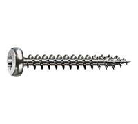 Vis universelle - SPAX - 4,0 x 40 mm - Acier inoxydable A2 - Tête bombée - 200 pièces