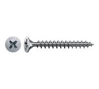 Spax A2J - 1081010350123 4CUT Vis universelle cruciforme à tête fraisée Filetage galvanisé total, 1081010300355