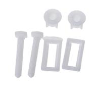 Vis universelles pour sièges toilettes,pour charnières siège toilette à supérieur,faciles à installer - Type White