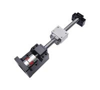 Vis Vis à billes en acier inoxydable Vis à billes SFU2010 1050-2000mm avec écrou de vis à billes + usinage d'extrémité BKBF15 + support + couplage(2000mm)