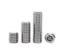 Vis, Vis sans tête à six pans creux en acier inoxydable à filetage fin(M7 x 1.0 x 10mm)