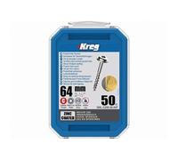 Vis zinc KREG 64 mm avec filetage grossier - Boite de 50 vis - SML-C250-50-INT