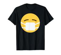 Visage avec Masque médical T-Shirt Graphique avec Valeur