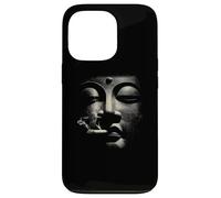 Visage de Bouddha Serein Méditation Yoga Spirituel Zen Coque pour iPhone 13 Pro
