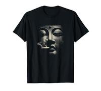Visage de Bouddha Serein Méditation Yoga Spirituel Zen T-Shirt