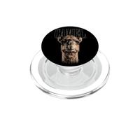 Visage de Chameau Désert Faune Nature Chameau PopSockets PopGrip pour MagSafe