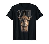 Visage de Chameau Désert Faune Nature Chameau T-Shirt Graphique avec Valeur