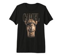 Visage de Chameau Désert Faune Nature Chameau T-Shirt Haut de Gamme