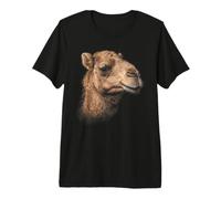 Visage de Chameau Désert Faune Nature Chameau T-Shirt Haut de Gamme