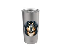 Visage de chien - Dogue du Tibet Gobelet isotherme en acier inoxydable double paroi