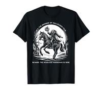 Visage de Citrouille sans tête de Cavalier Happy Halloween Sleepy Hollow T-Shirt