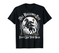 Visage de citrouille sans tête de cavalier Happy Halloween Sleepy Hollow T-Shirt
