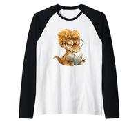 Visage de Clown Effrayant Gothique Horreur Graphique Yeux Large Sourire foncé Manche Raglan