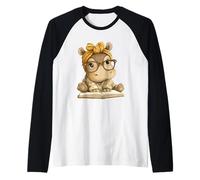Visage de Clown Effrayant Gothique Horreur Graphique Yeux Sombres Large Sourire Manche Raglan