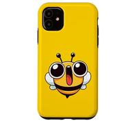 Visage de dessin animé Happy Exited Bee Meme Coque pour iPhone 11
